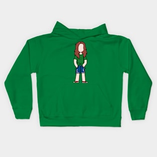 Drummer No Face Kids Hoodie